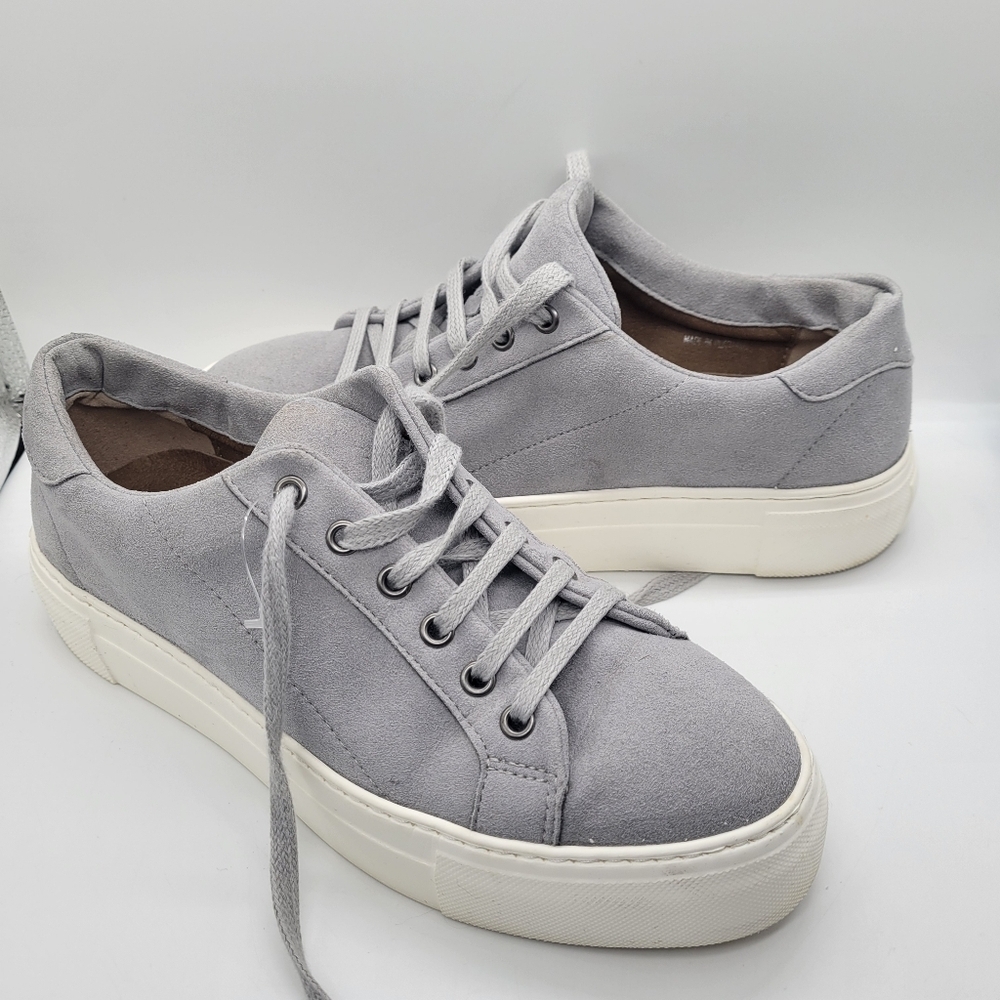 Novacas Made in Portugal Platform Women's Sneakers size 38 Grey Suede Shoelace